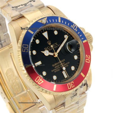 rolex submariner rosso e nero prezzo|rolex subacqueo lunetta.